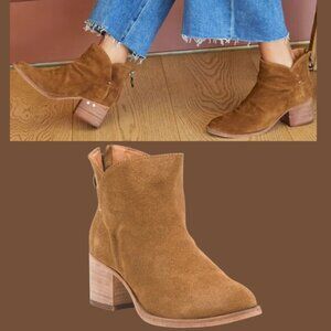 beek Eagle Bootie in Chestnut Suede